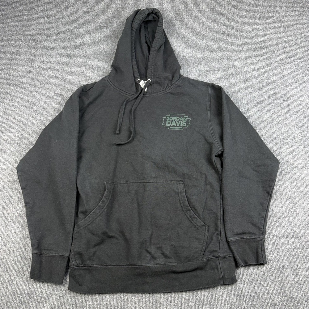 Jordan Davis Hoodie‎ Mens Small Black Buy Dirt Graphic Pullover Sweatshirt Music